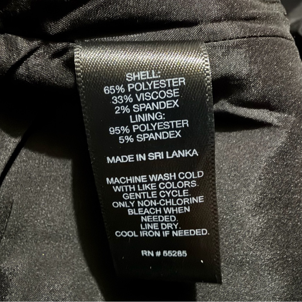 Express polyester gray skirt in mini to mid length great details and material 6 - Picture 7 of 8